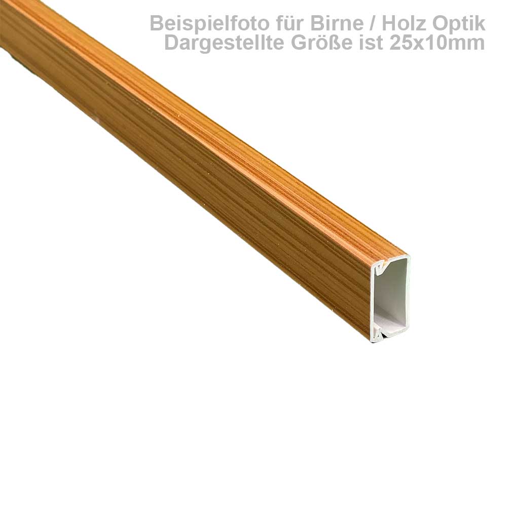 60x40 mm Kabelkanal Birne zum Schrauben 1m