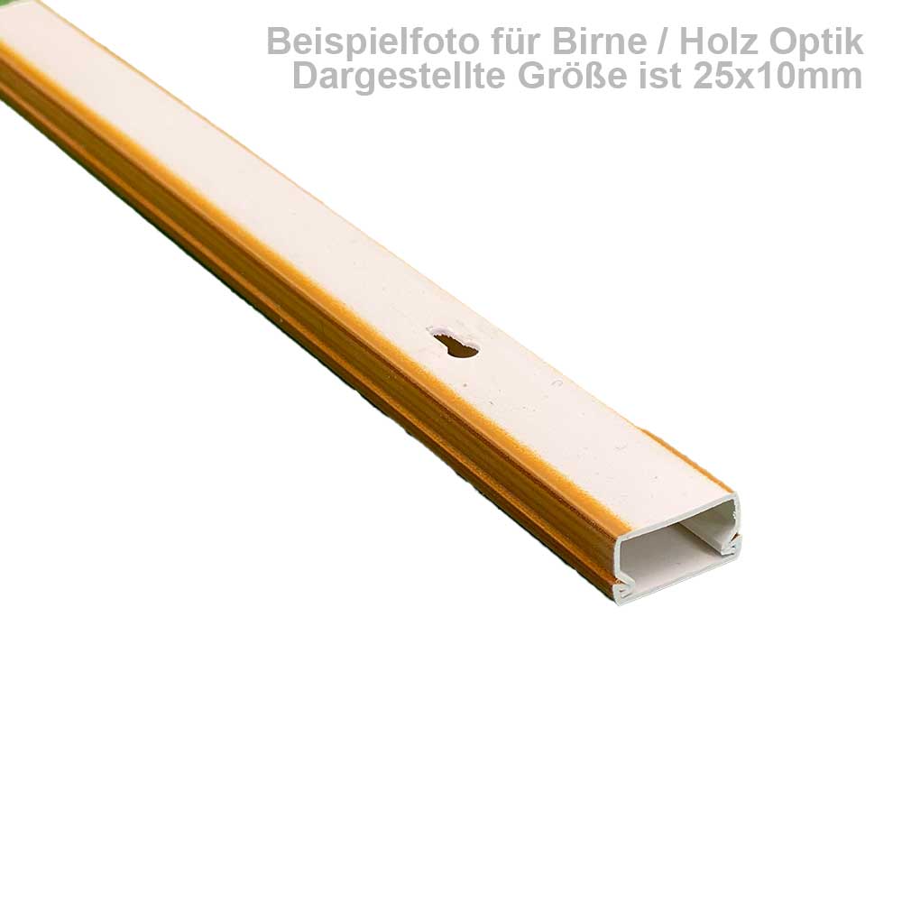 100x60 mm Kabelkanal Birne zum Schrauben 2x 1m