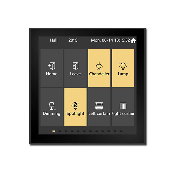 4 Zoll KNX Taster mit Touch Display