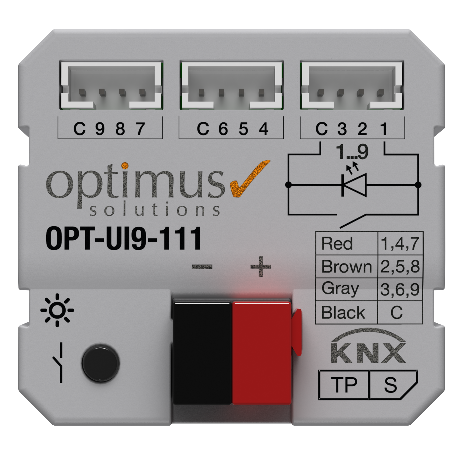 9 fach KNX Binäreingang