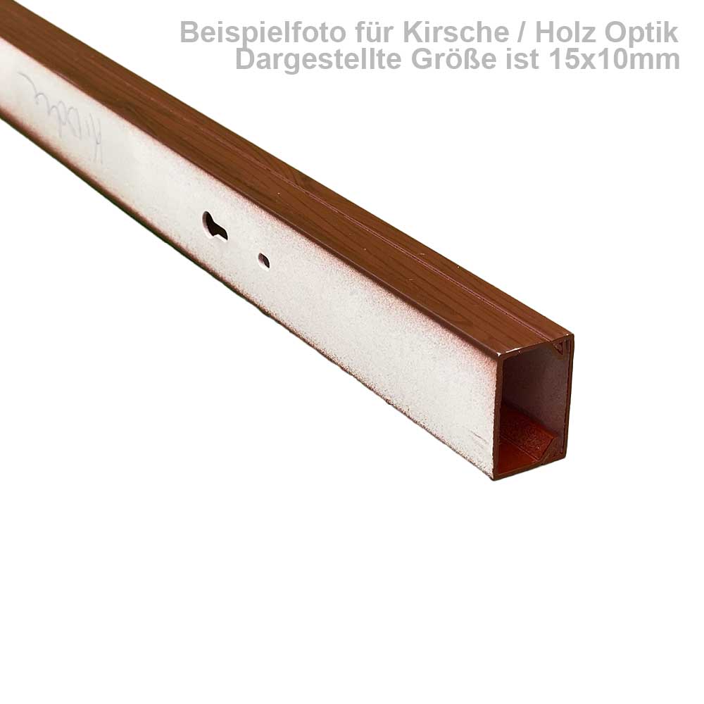 100x40 mm Kabelkanal Kirsche Dunkel mit Maserung zum Schrauben 2m