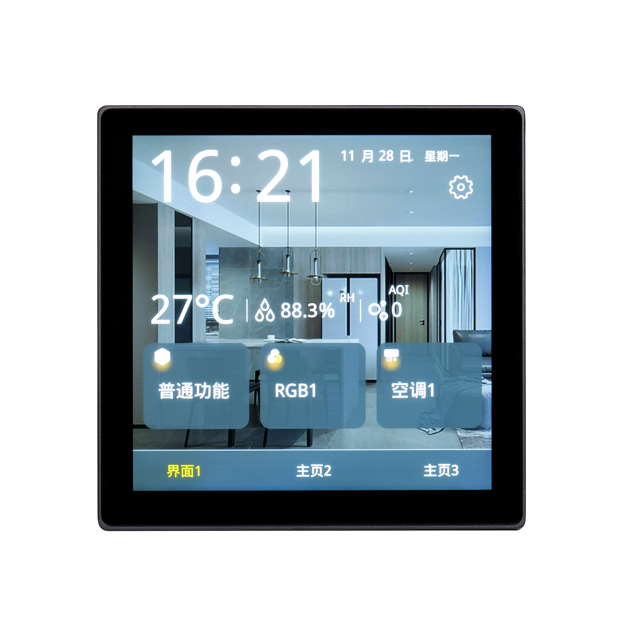 4 Zoll KNX Taster mit Touch Display