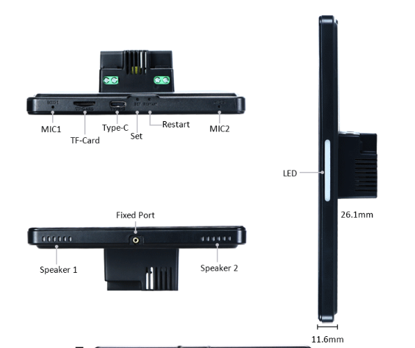 8 Zoll Smart Panel mit PoE