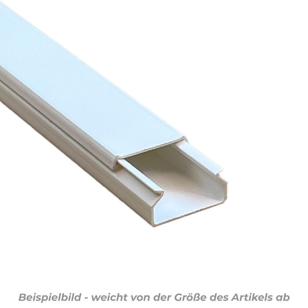 Kabelkanal Weiß - 2x1m 20X15x20000mm Weiß - 2x1m