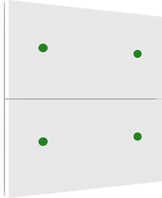 KNX Taster mit Schaltausgang Weiß 4