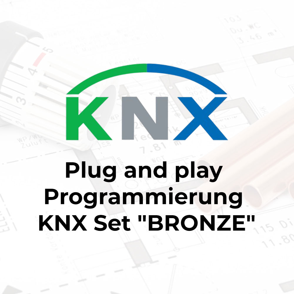 Plug and play Programmierung KNX Set "Bronze"