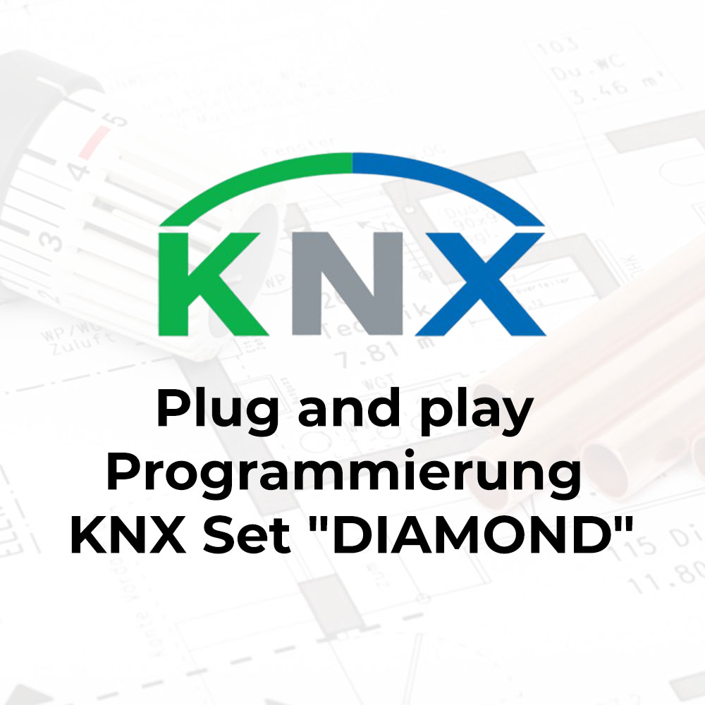 Plug and play Programmierung KNX Set "DIAMOND"