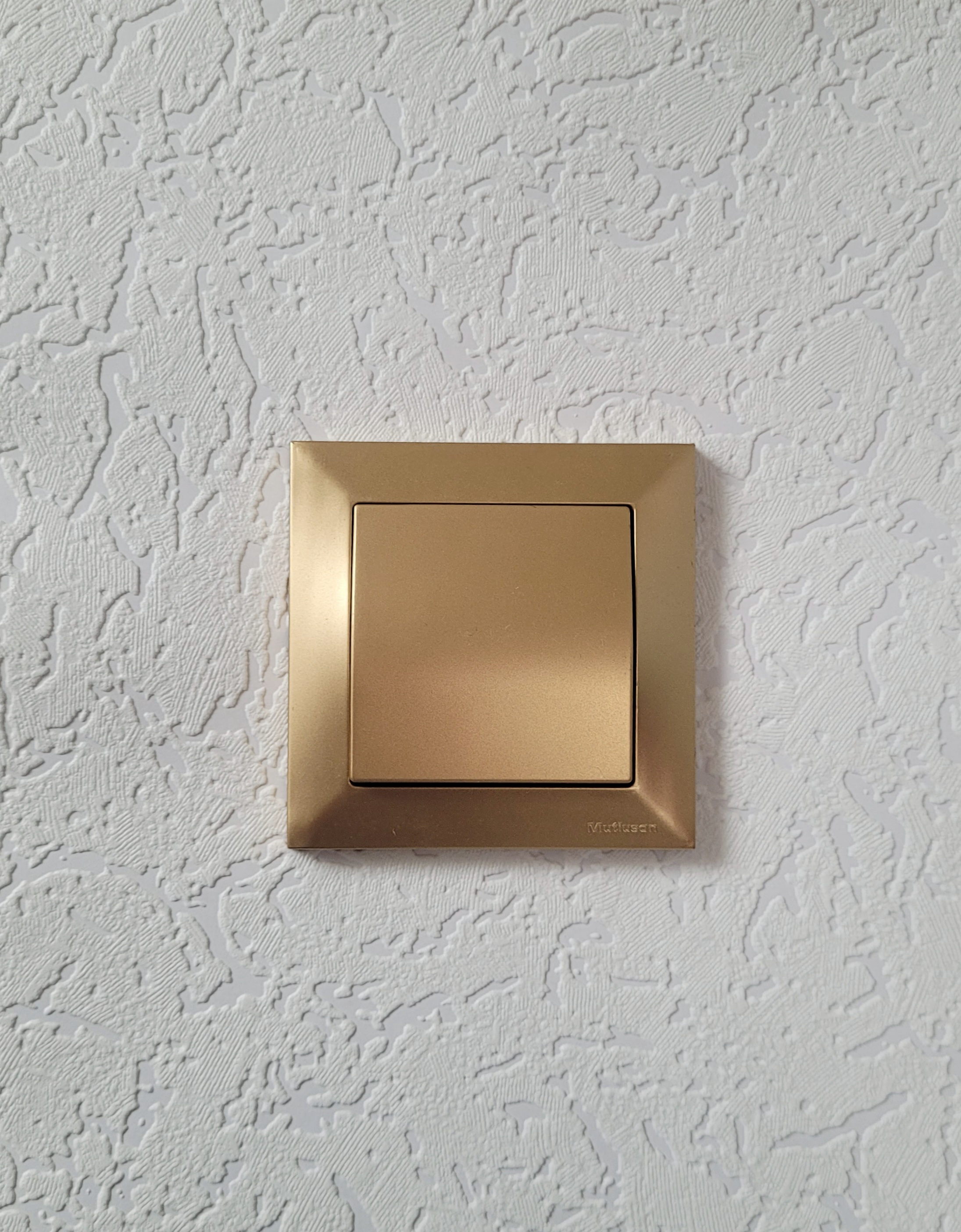 Sparset 60x Schalter Gold Metal Optik  CANDELA Serie