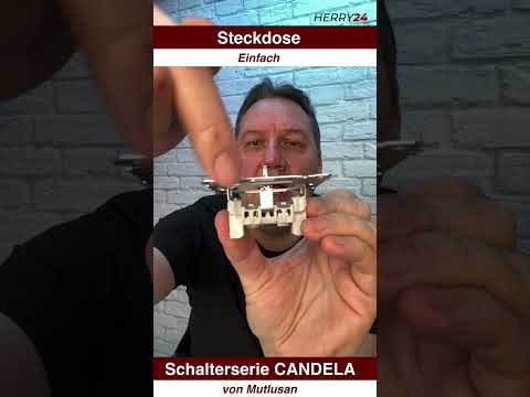 Steckdose Eiche Holz Optik - CANDELA Schalterserie