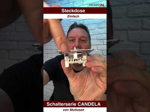 Steckdose weiß - CANDELA Schalterserie